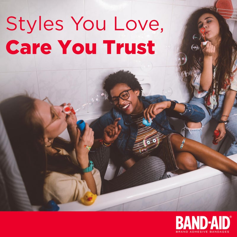Band-Aid Brand Adhesive Bandages for Minor Cuts & Scrapes, Wound Care Featuring Star Wars The Mandalorian Characters for Kids and Toddlers, Assorted Sizes 20 ct - Image 2