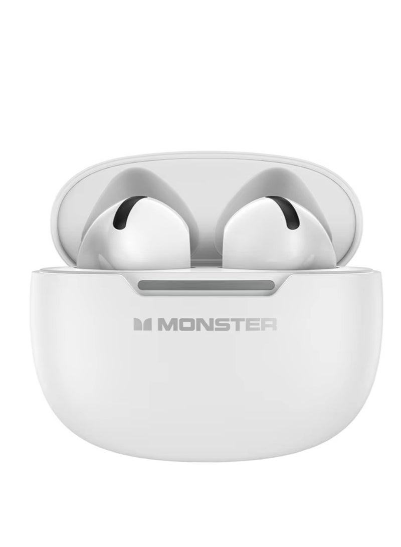 Monster N-Lite 208 Wireless Earbuds Bluetooth 5.4 Built-in Mic, Bluetooth Earbuds Touch Control, Headphones Bluetooth Wireless with 30H Playtime, Type-C Fast Charging, Clear Call for Running, Workout  - Image 2