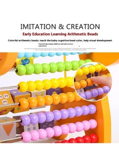 Y&D Wooden Dog Functional Calculation Frame For Children Children's Early Education Puzzle Toys  - Image 4
