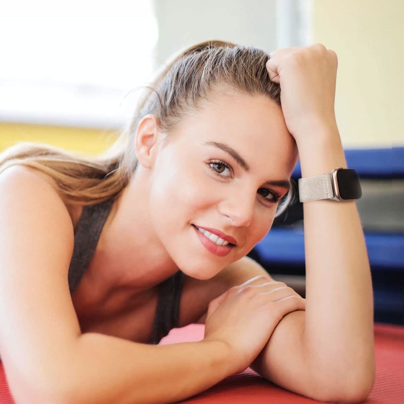 CCnutri Stretchy Nylon Solo Loop Bands Compatible with Apple Watch 38mm 40mm 41mm 42mm 44mm 45mm 46mm 49mm, Sport Elastic Wristbands Women Men Straps for iWatch Series 10/9/8/7/6/5/4/3/2/1/SE 2/Ultra/Ultra 2 - Image 5