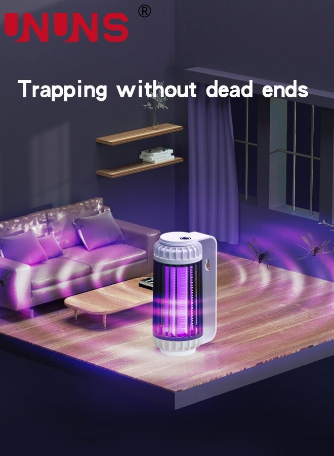 Electric Mosquito Killer,Portable Wall Hanging Mosquito Lamp Fly Zapper With USB Rechargeable,Bottom Storage Box Design,For Patio Anti-Pest Control Lights For Garden Home Backyard