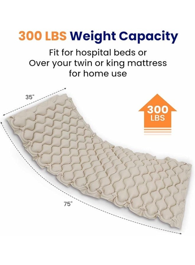 Generic Alternating Air Pressure Support Cushion with Quiet Pump – Comfortable Mattress Pad for Home and Care Facilities – Adjustable Air Cells - Image 4
