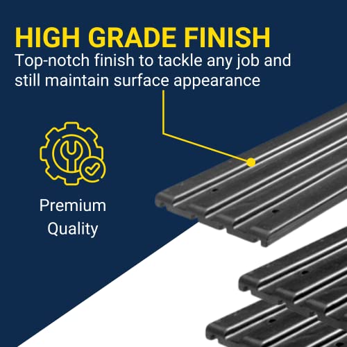 TIE DOWN 86164 Bunk Slicks -3 in. x 16 in. 10 Pieces Black Standard Universal Fitment Direct Bolt-On Easy to Install Fits 2" x 6" and 2" x 4" Bunk Boards USA Made - Image 3