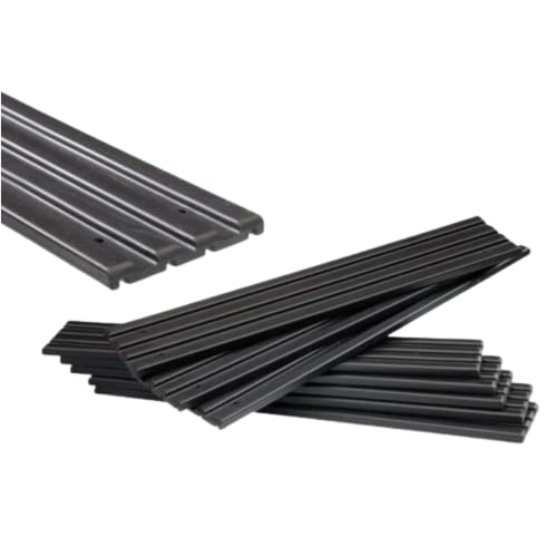 TIE DOWN 86164 Bunk Slicks -3 in. x 16 in. 10 Pieces Black Standard Universal Fitment Direct Bolt-On Easy to Install Fits 2" x 6" and 2" x 4" Bunk Boards USA Made - Image 1
