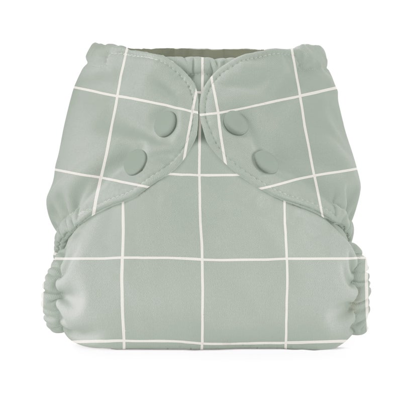 Esembly Cloth Diaper Outer Swim and Waterproof Cloth Diaper Cover LeakProof and Breathable Layer Reusable with Snap Closure Size 1 717lbs Lattice