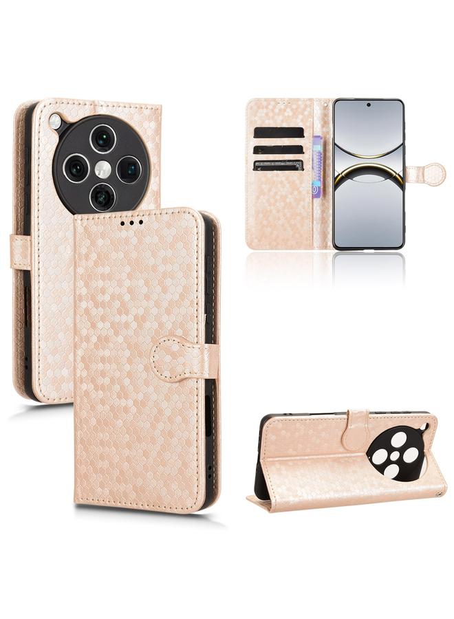 S-TOP Case For OPPO Find X8 Pro Honeycomb Dot Texture Leather Phone Case - Image 1