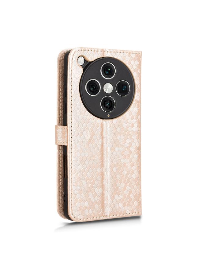 S-TOP Case For OPPO Find X8 Pro Honeycomb Dot Texture Leather Phone Case - Image 3