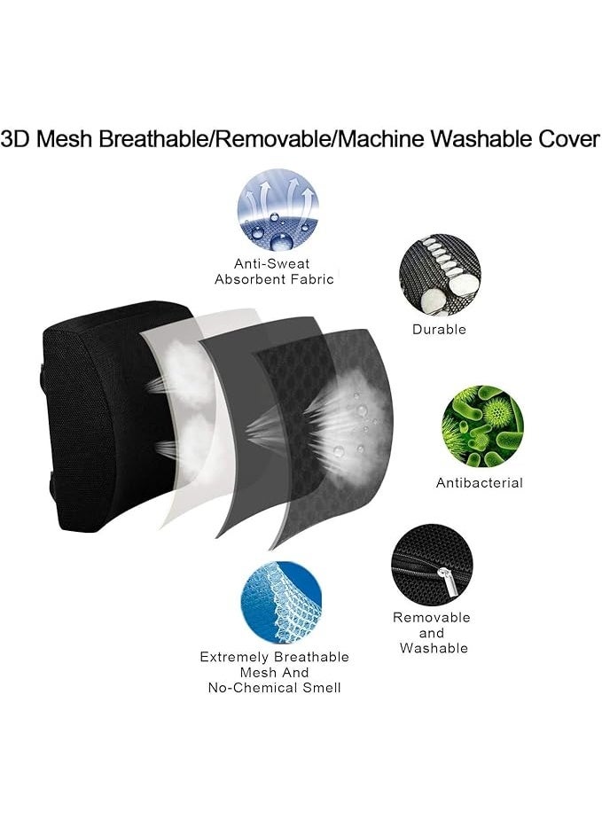 Memory Foam Seat Cushion for Tailbone and Back Pain Relief – Orthopedic, Non-Slip, Comfortable Support for Office Chair, Car Seat & Sciatica - Image 2