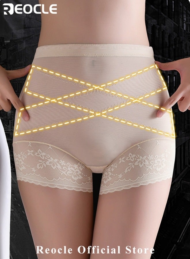 REOCLE Women's Shapewear Tummy Control Body Shaper High Waisted Butt Lifting Panties Shapewear Shorts Thigh Slimmer - Image 2