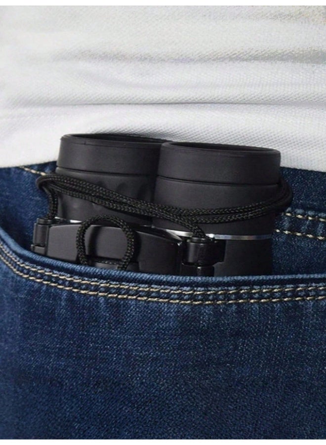 Powerful 500*25 foldable binoculars with high-definition optical zoom for long-range vision, ideal for hunting, camping, and outdoor sports. - Image 2