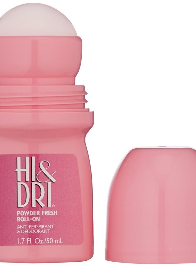 Revlon رول أون مضاد للتعرق من ريفلون هاي & دراي بودرة فريش، 1.7 أونصة - Image 2