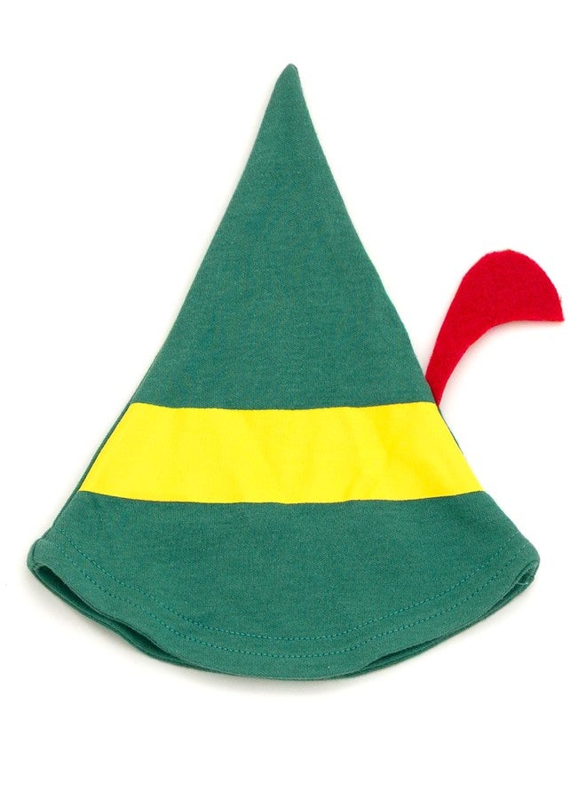 Elf Buddy the Newborn Baby Boys Cosplay Bodysuit and Hat Set Dark Sage Green 6-9 Months - Image 4