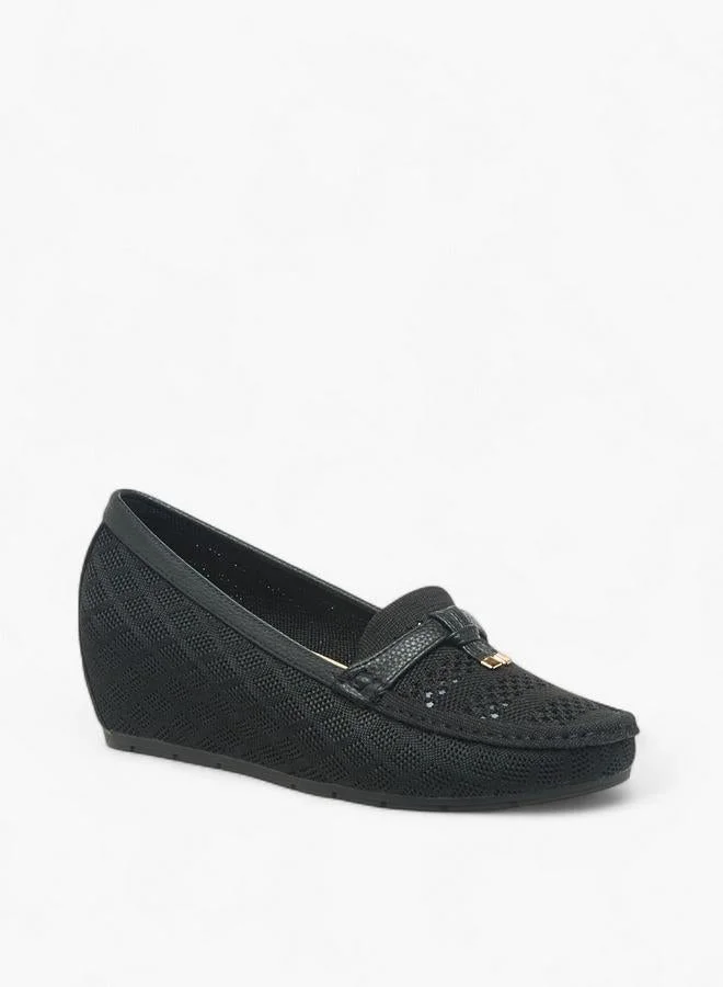 فلورا بيلا من شو إكسبرس نسائي محبوك بنعل إسفيني بكعب لوفر