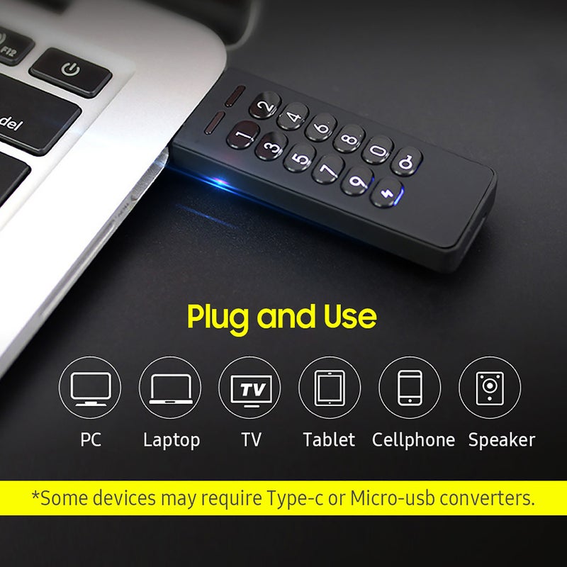 سائق ذاكرة USB مشفر رقمي 16 جيجا بايت / 32 جيجا بايت USB 2.0 لحماية أمن البيانات، سائق ذاكرة USB مشفر للهواتف الذكية وأجهزة الكمبيوتر المحمولة والأجهزة الحاسوبية المكتبية - Image 5