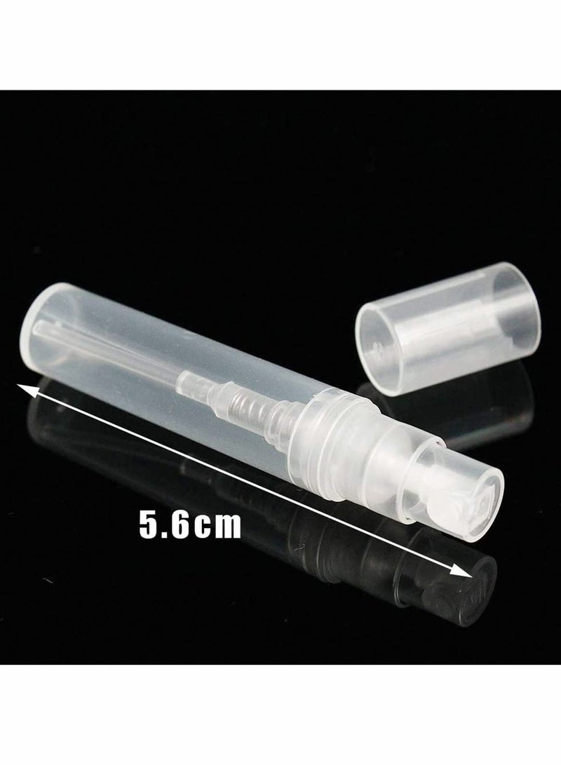 Y&D Refillable Portable Atomizer Plastic Bottle for Travel Party Cosmetic Makeup Tool 30 Pieces (Clear, 3ml)  - Image 4