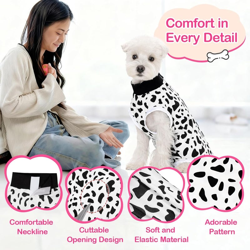 Coppthinktu Recovery Suit Dogs After Surgery Dog Onesie Bodysuit Neuter Spay Puppy Suits, Male Female Post-Op Surgery Clothes Wounds E-Collar Cone Alternative Anti Licking - Image 3