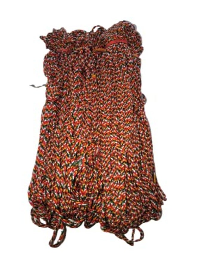 Hookcart Panchrangi Dhaga for Pooja - Cotton Yarn, 10 Meter (Pack of 3) - Image 1
