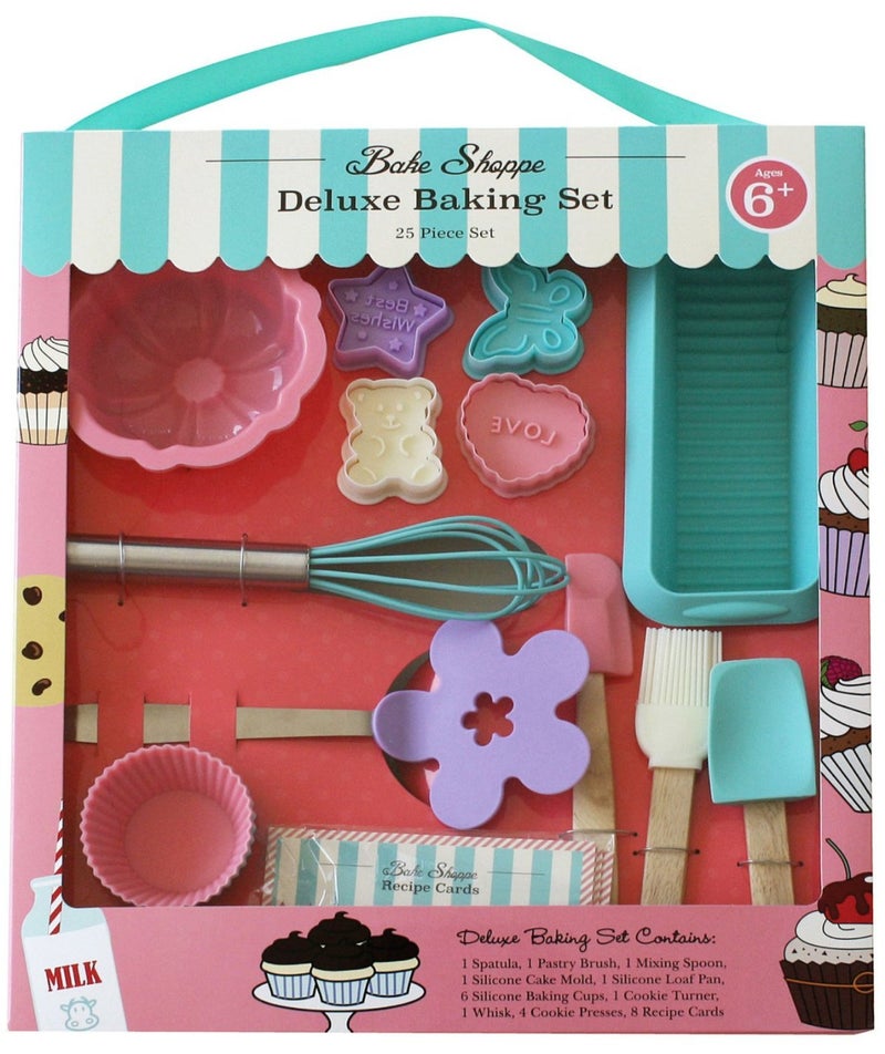 Handstand Kitchen مجموعة الخبز الفاخرة من هاندستاند كيتشن 25 قطعة مع وصفات للأطفال - Image 1