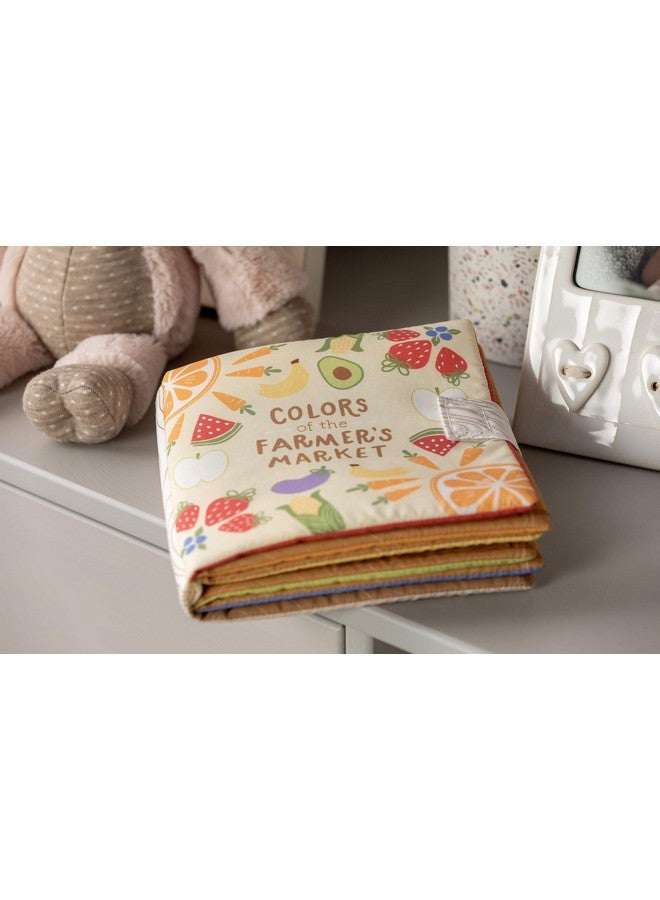 DEMDACO Farmer's Market Bright Colors 7 x 7 Polyester Fabric Baby Soft Touch Feel Book - Image 3