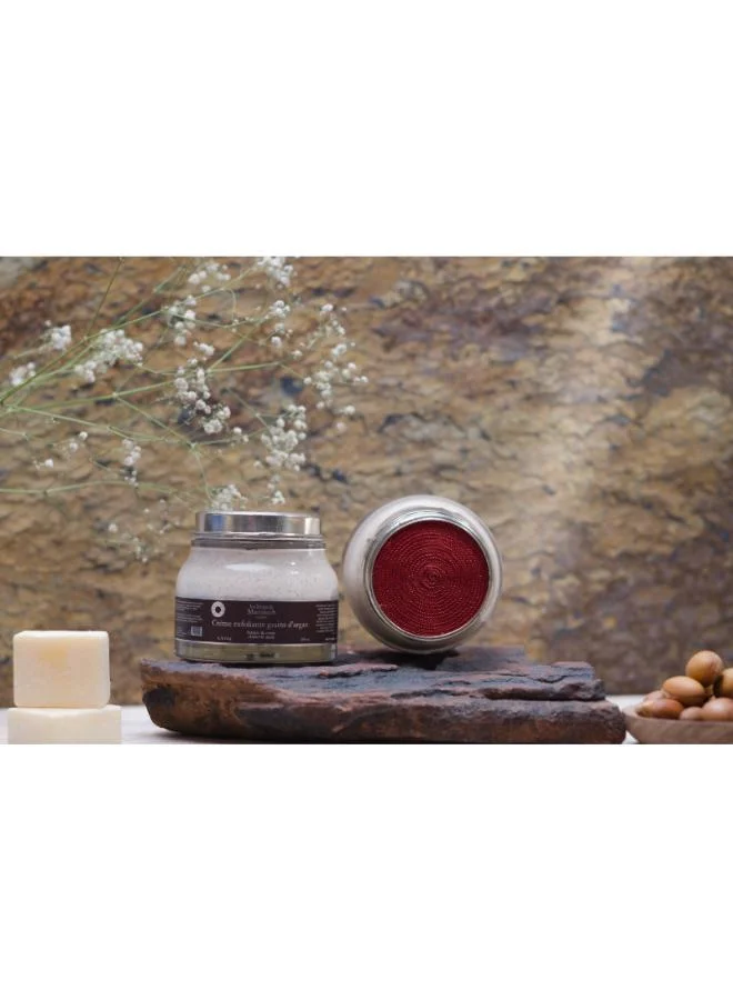 Les Sens De Marrakech Exfoliating Cream Argan Seeds Ambre & Musk Pot 200 ML