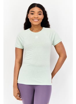 adidas Originals Women Sportswear Fit Outdoor T-Shirt, Light Green  - Image 1