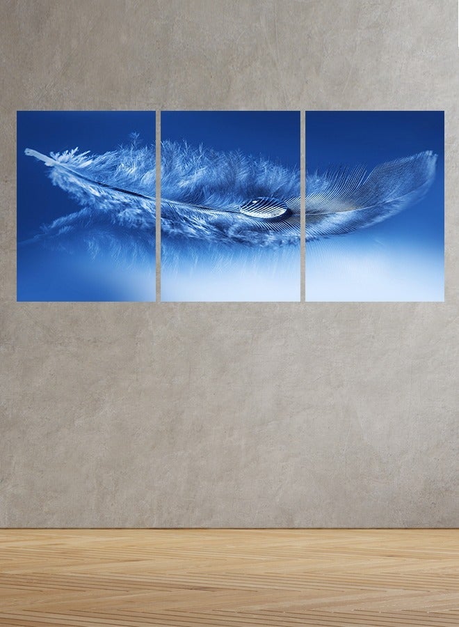 Marktna Set Of 3 Framed Canvas Wall Arts Stretched Over Wooden Frame with a Modern Design - Image 1