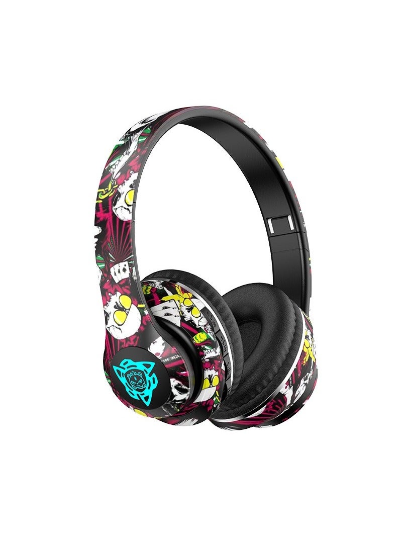 EBMINI Wearing Bluetooth Wireless Headphones On The Head - Image 1