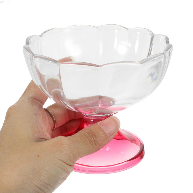 3pcs 240ml Acrylic Ice Cream Bowls High Transparency Non Breakable Dessert Dishes For Party Home Use - Image 5