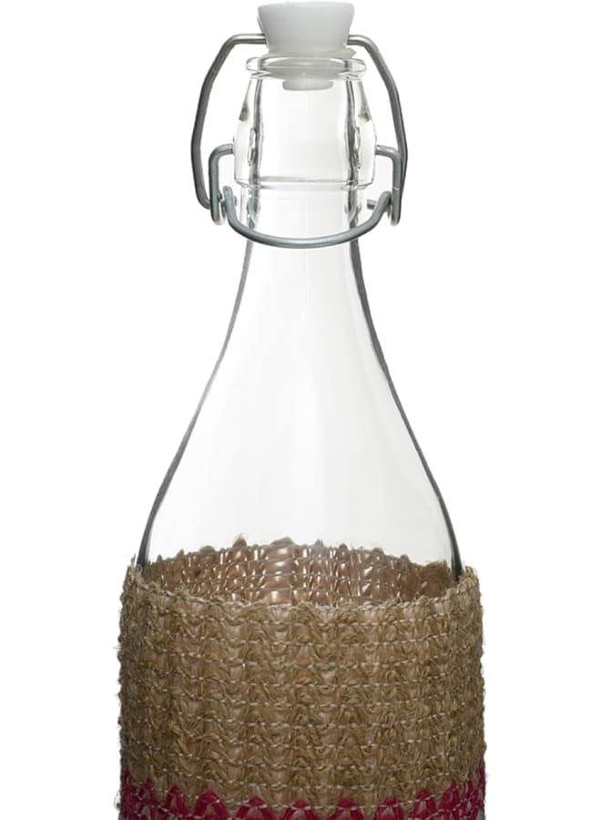 Zinnia Colorful Zinnia-Wave Water Bottle 1L Cloth Cover - Image 2