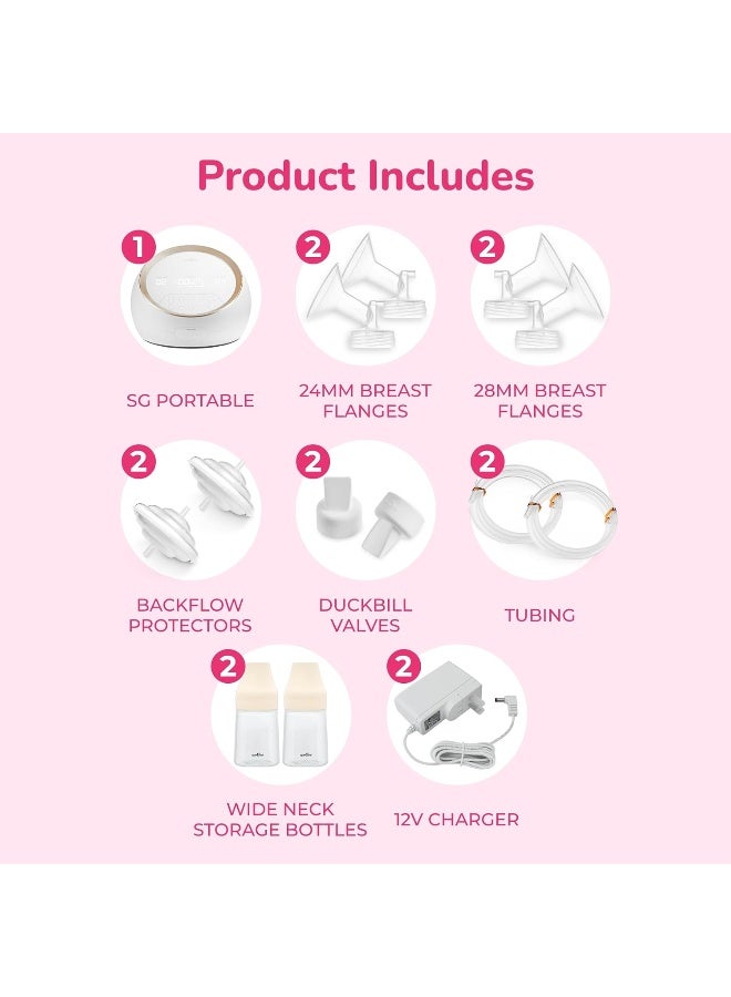 Spectra سبكترا - مضخة ثدي كهربائية مزدوجة قابلة للتعديل - أساسية للرضاعة الطبيعية - Image 2