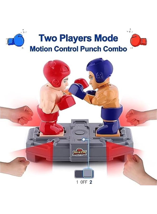 Electronic Boxing Toys, RC Fighting Robots, Kid Board Games, Wrestling Battle Bots, Interactive Punching Boxer, Indoor Sports Playset, Cool Birthday Gift 3 4 5 6 7 8-12 Year Old Boy Teen  - Image 3