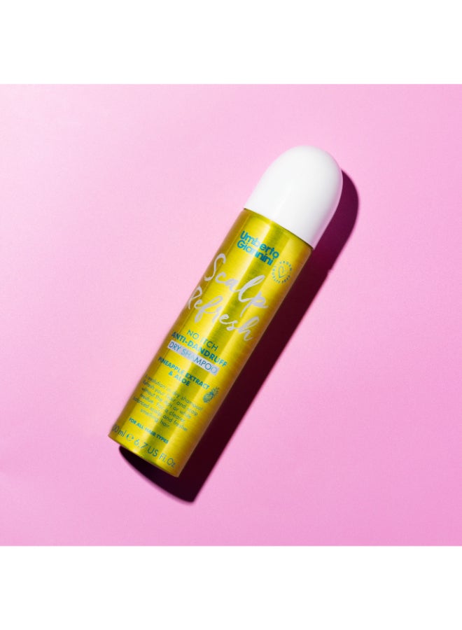 Umberto Giannini Refreshing Scalp Refresh Dry Shampoo - Instantly Absorbs Oil, Adds Volume & Leaves Hair Feeling Clean & Fresh (200 ml) - Image 2