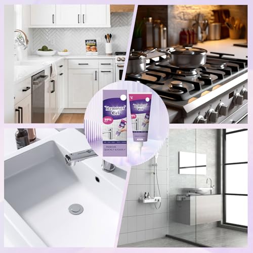 FIYADWZH Cleaning Remover Gel,Powerful Household Cleaning Gel,Suitable for Bathroom and Kitchen Tile Gaps,Highly Effective In Penetration,Safe Formula That Does Not Damage The Surface (2PCS) - Image 2