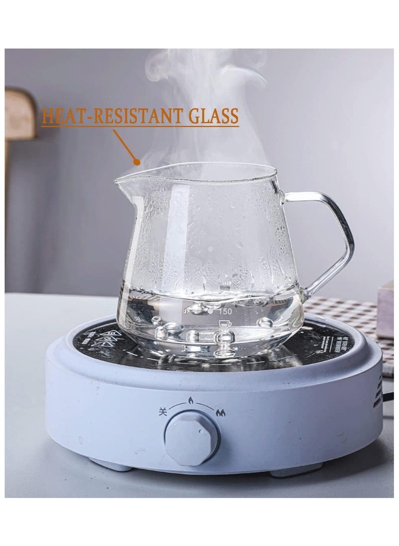 Generic Pour Over Coffee Maker - 20 OZ /600ML Glass Carafe Coffee Server with Glass Coffee Dripper/Filter, Drip Coffee Maker Set for Home or Office, 1-5 Cups  - Image 3