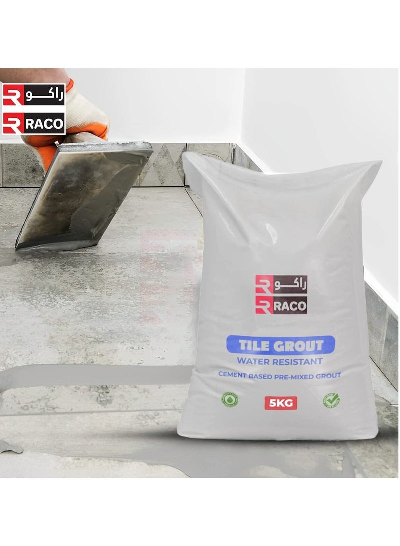 RACO RACO Cement Tile Grout for Filling Tile Joints 5KG BEIGE  - Image 4