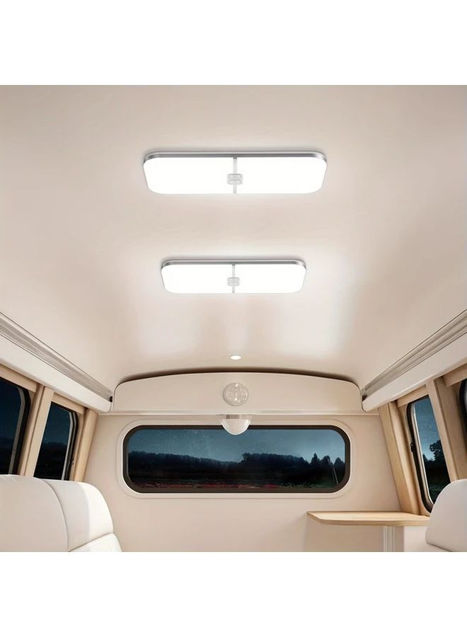 2 Pack 204 LED RV Roof Light Fixture 1800 Lumens Slim Ceiling Light 3 Color Adjustable - Image 4