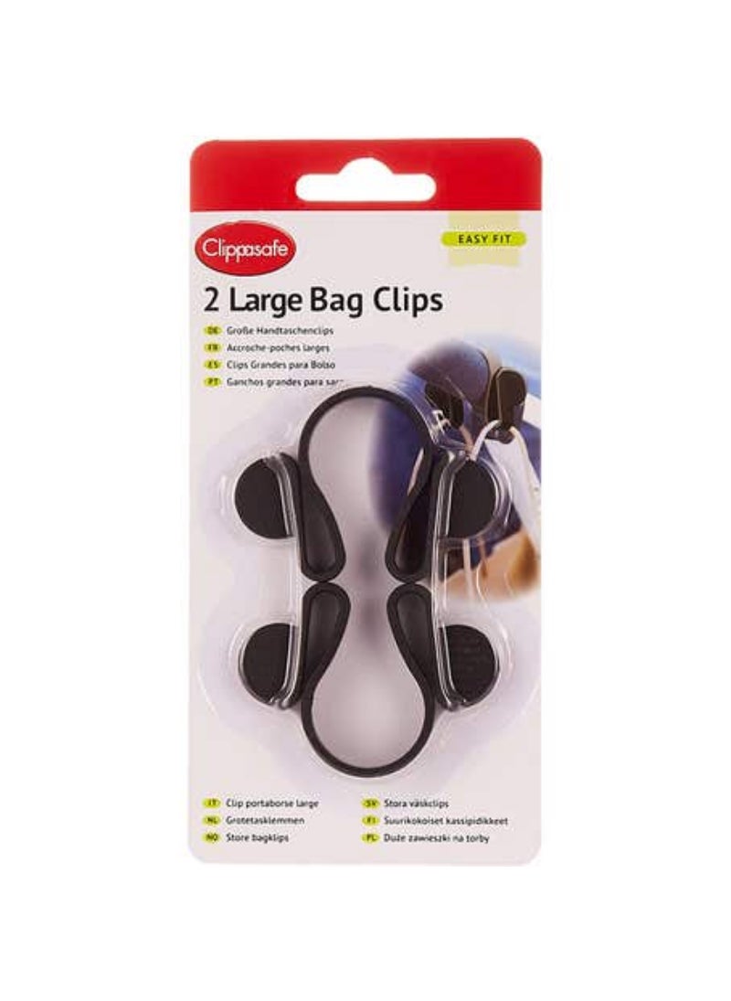 Clippasafe Bag Clips Large Size 2 Pack