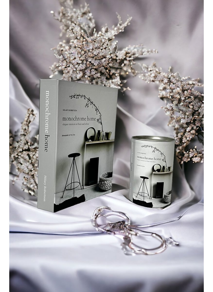 Saccura Dekor Monochrome Decorative Book Box & Cylinder Box Set  - Image 4
