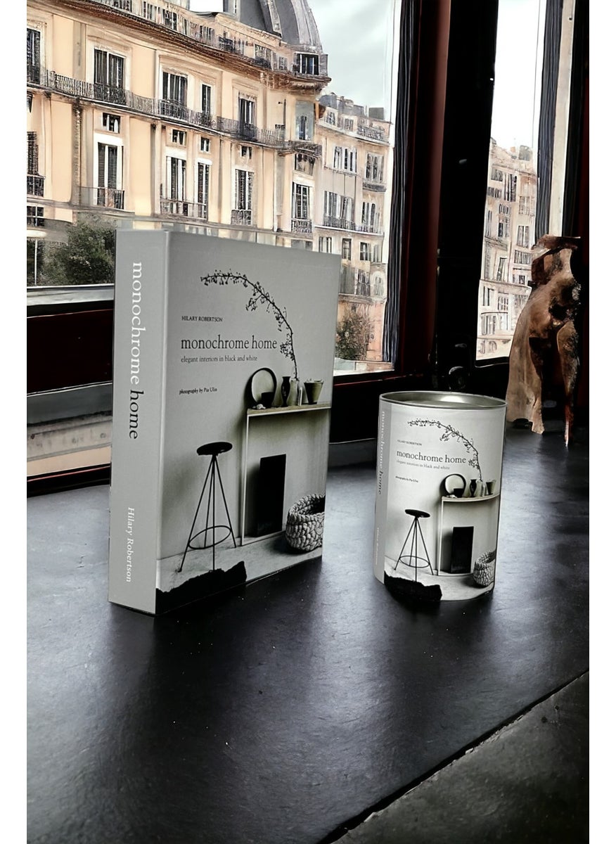 Saccura Dekor Monochrome Decorative Book Box & Cylinder Box Set  - Image 1
