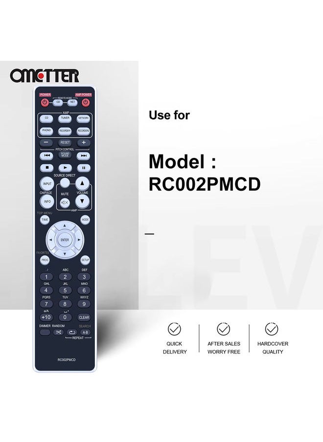 OMETTER - RC002PMCD for Marantz CD Player Remote Control PM5005 PM-5005 CD6006 CD-6006 CD6005 CD-6005 Controller - Image 1