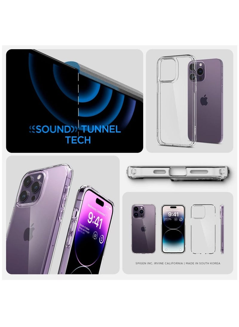 Spigen - for Apple iPhone 14 Pro Max (2022) Ultra Hybrid Case Designed - Crystal Clear - Image 1
