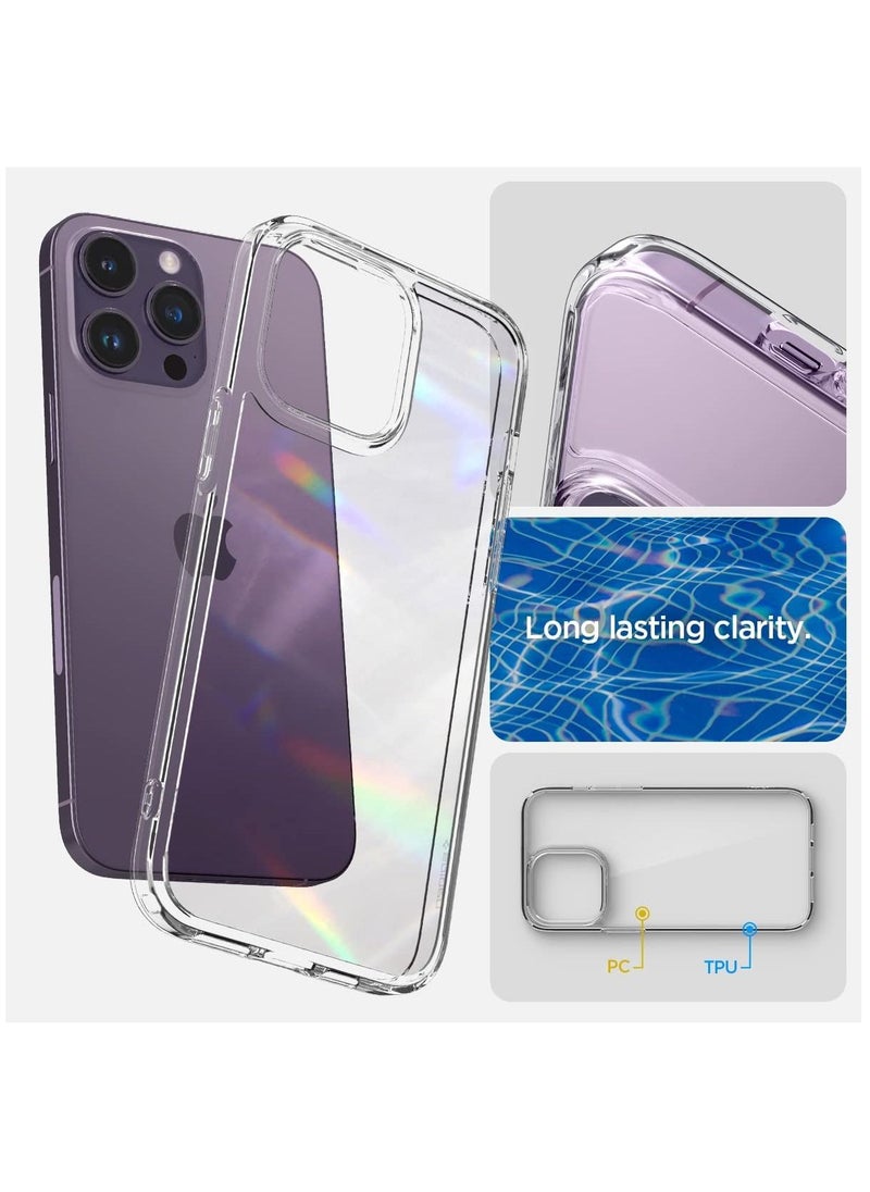 Spigen - for Apple iPhone 14 Pro Max (2022) Ultra Hybrid Case Designed - Crystal Clear - Image 1