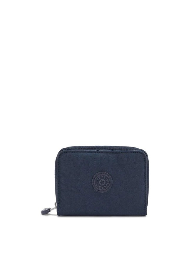 kipling محفظة كيبلينج متوسطة الحجم للنساء باللون الأزرق 2 موني لوف  - Image 1
