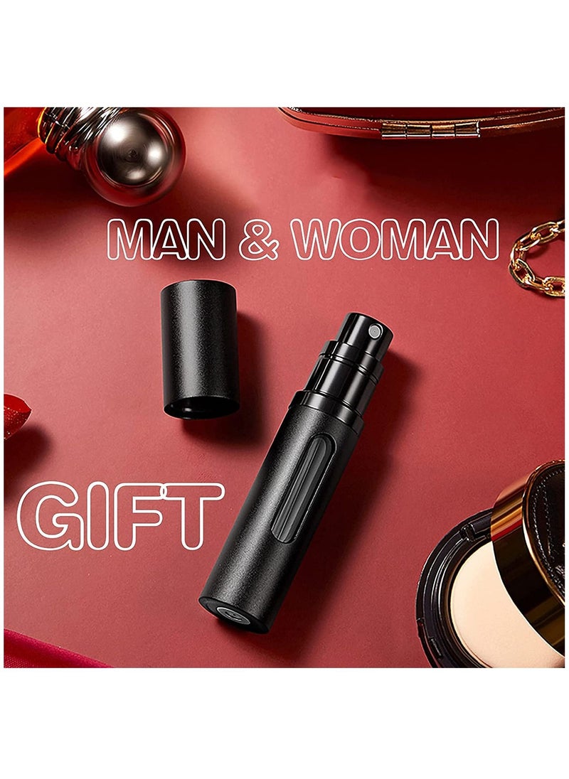 AMJ - Perfume Bottle Atomizer for Travel, Portable Easy Refillable Perfume Spray Pump Empty Bottle for men and women with 5ml Mini Pocket Size - Image 1