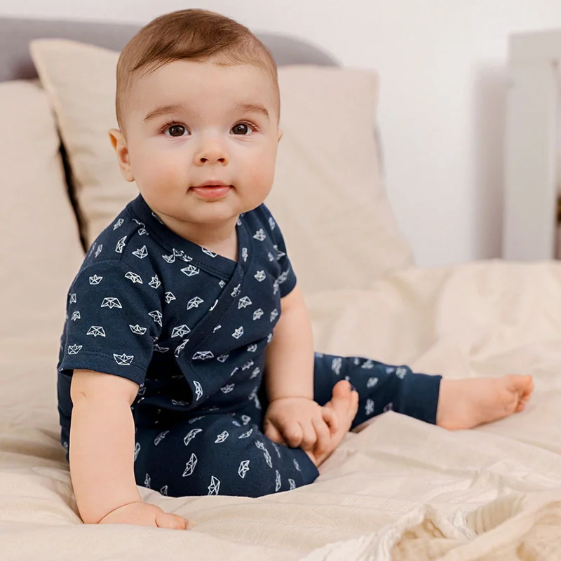 Cool Club مزيج قطن بودي بأكمام قصيرة عبوتين