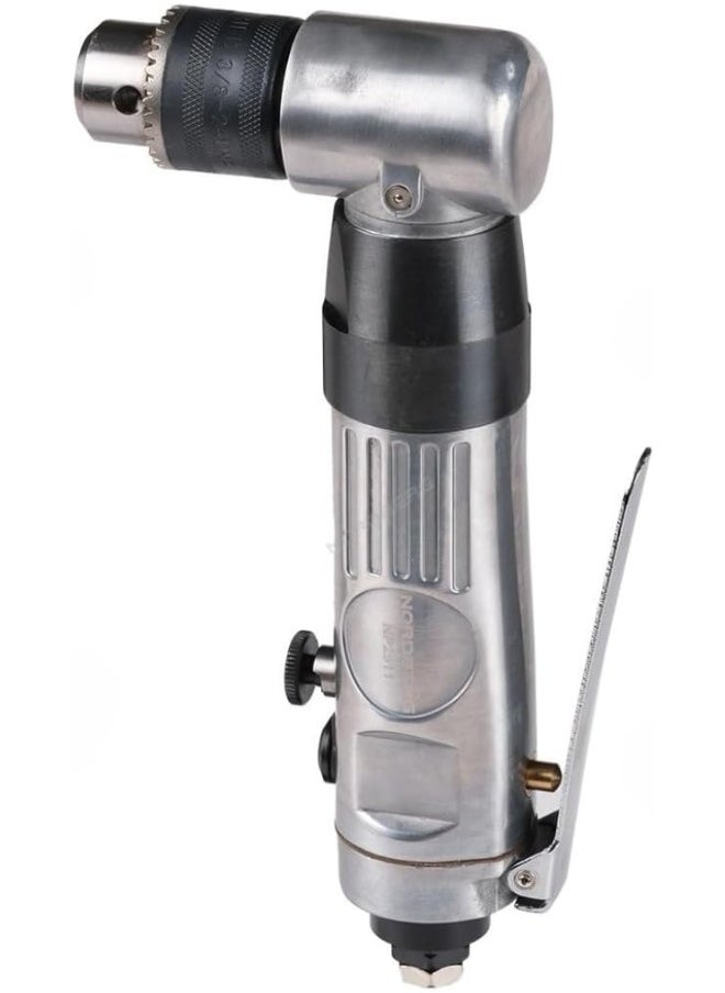 NORDBERG Reversible Air Angle Drill  Np2511 Heavy Duty With 3/8" (10 Mm) Keyless Chuck, One-Hand Forward  Reverse Controls  - Image 2