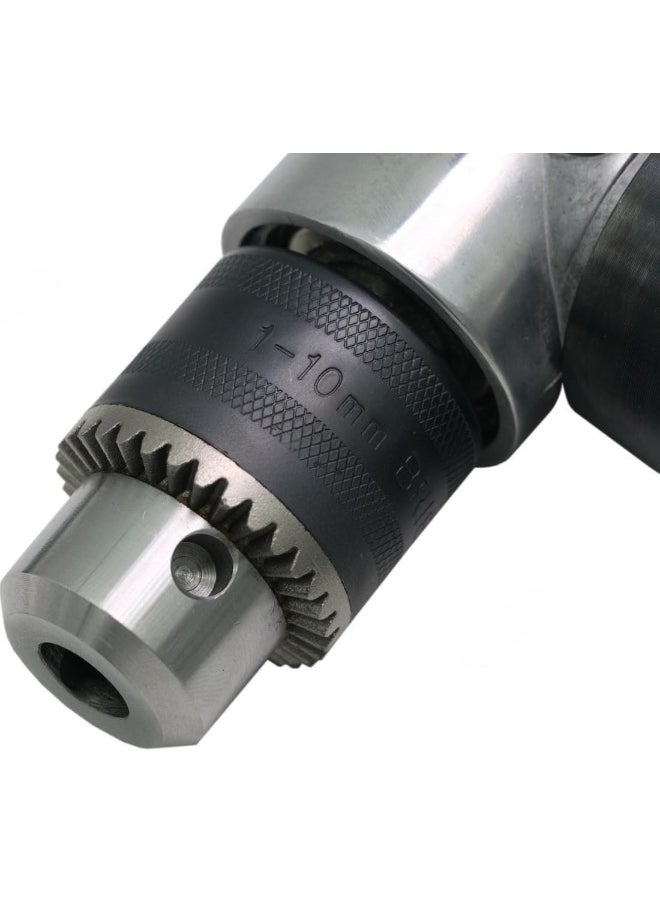 NORDBERG Reversible Air Angle Drill  Np2511 Heavy Duty With 3/8" (10 Mm) Keyless Chuck, One-Hand Forward  Reverse Controls  - Image 3