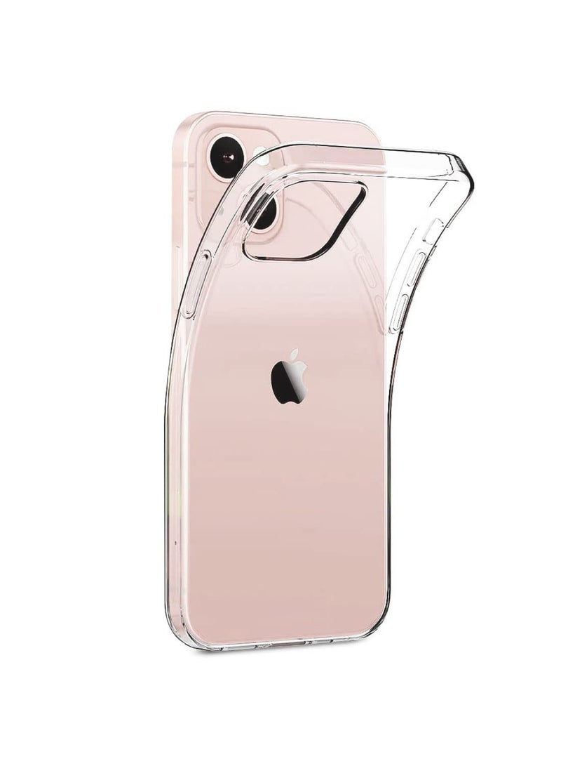 iPhone 14 Case 6.1 inch Slim Thin Scratch Resistant Soft TPU Rubber Silicone Protective Cover Clear - Image 5