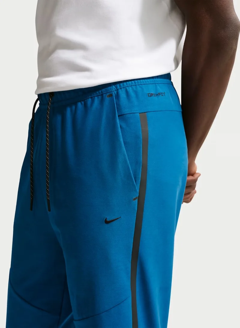 Nike Court Blue/Black Tech Short Knitted Drill Sweatpants for Men | Best Price UAE