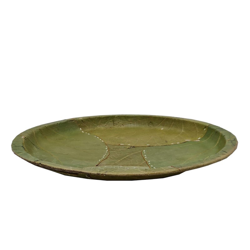 RED WIND 100 Biodegradable_Eco Friendly_12 Inch Both Sides Leaf Dinner Plates_Pack of 100_Natural Leaf Plates_RW31 - Image 4